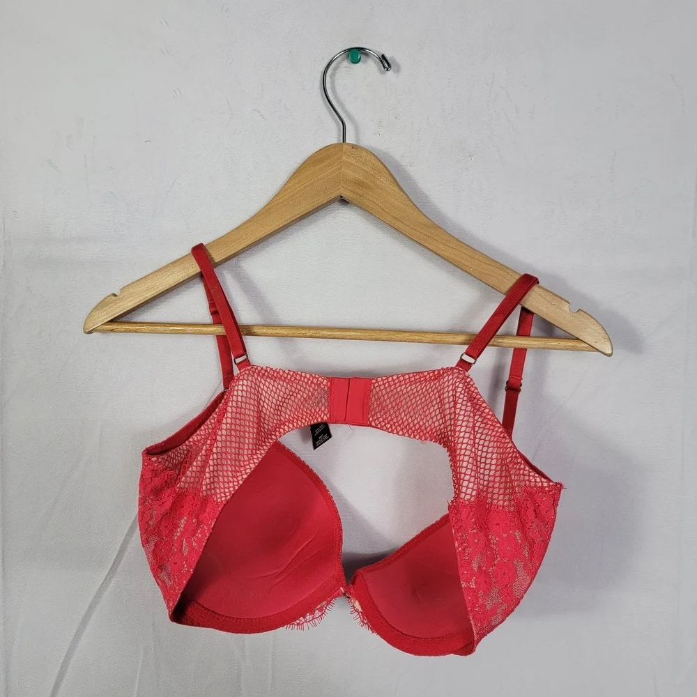Victoria's Secret Lace Bra - Vibrant Red